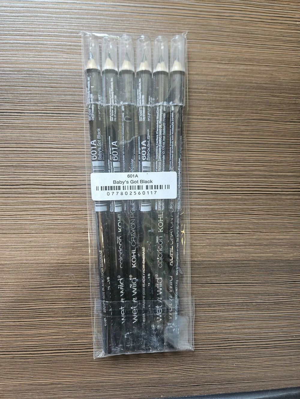 Wet n Wild Eyeliner Pencils Set - Black (6-Pack)